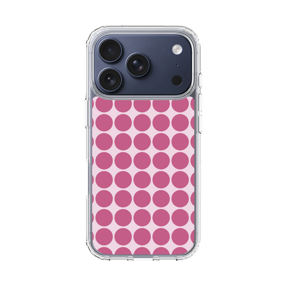 スリムプロテクションケース［ Big Dot - Pink ］
