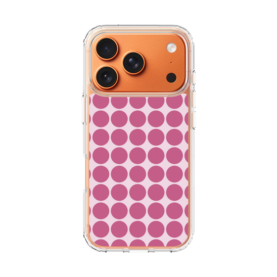 スリムプロテクションケース［ Big Dot - Pink ］
