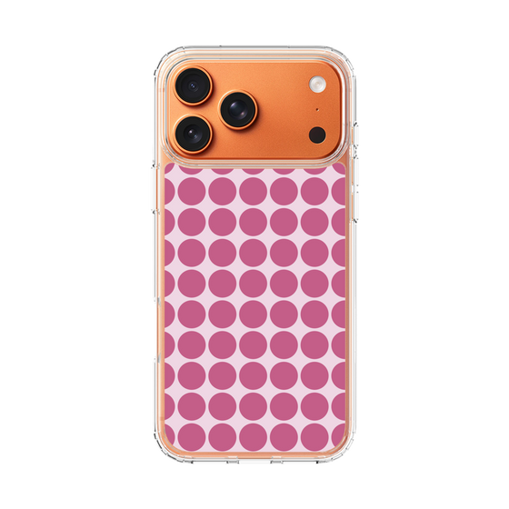 スリムプロテクションケース［ Big Dot - Pink ］