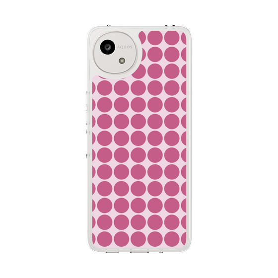 スリムプロテクションケース［ Big Dot - Pink ］