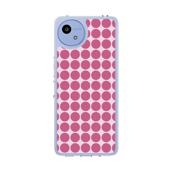 スリムプロテクションケース［ Big Dot - Pink ］