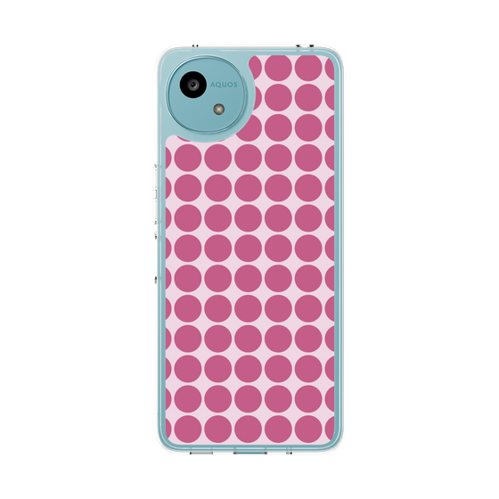 スリムプロテクションケース［ Big Dot - Pink ］