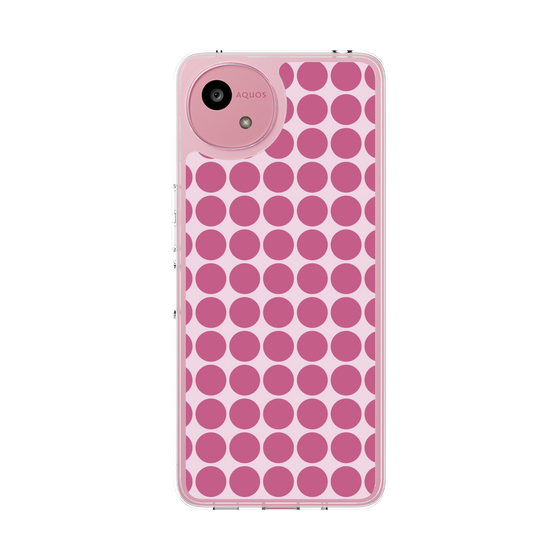 スリムプロテクションケース［ Big Dot - Pink ］