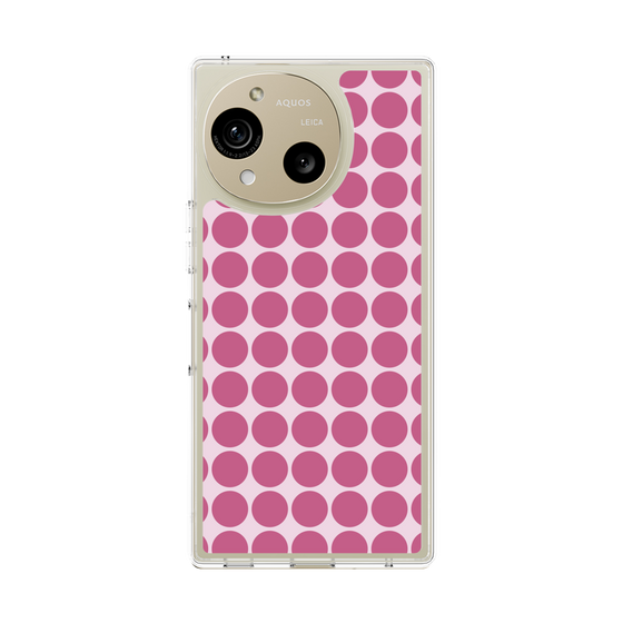 スリムプロテクションケース［ Big Dot - Pink ］