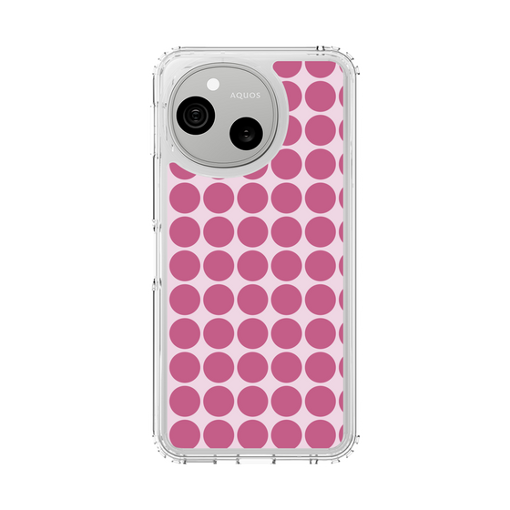 スリムプロテクションケース［ Big Dot - Pink ］