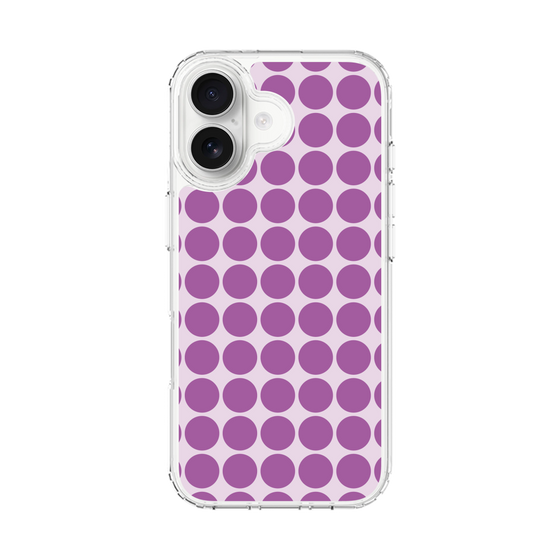 スリムプロテクションケース［ Big Dot - Purple ］