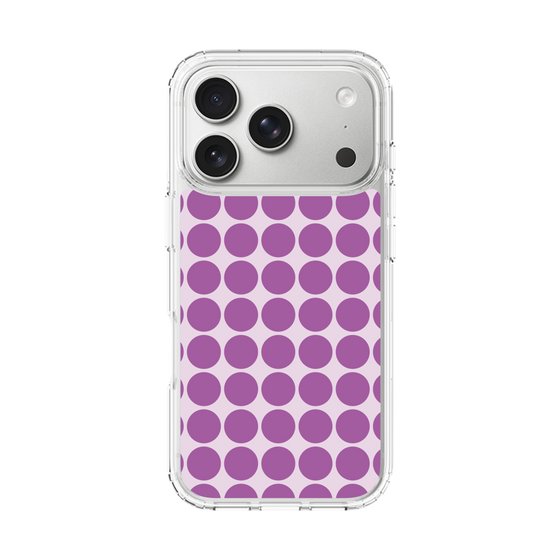 スリムプロテクションケース［ Big Dot - Purple ］
