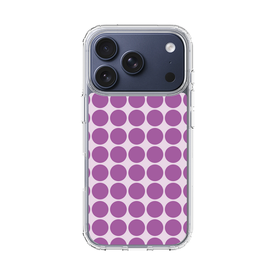 スリムプロテクションケース［ Big Dot - Purple ］