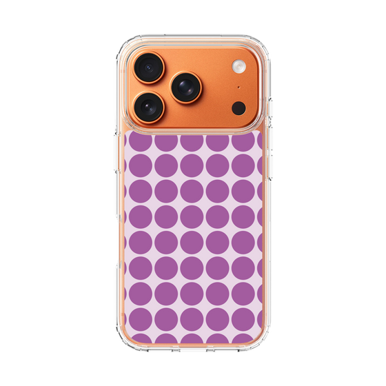 スリムプロテクションケース［ Big Dot - Purple ］