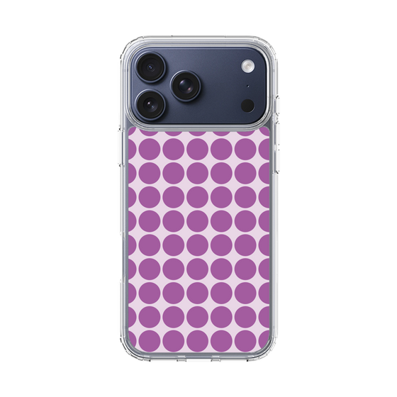 スリムプロテクションケース［ Big Dot - Purple ］