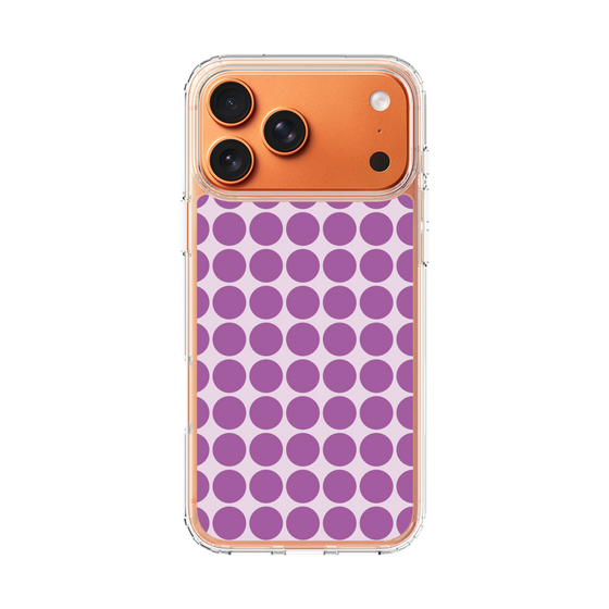 スリムプロテクションケース［ Big Dot - Purple ］