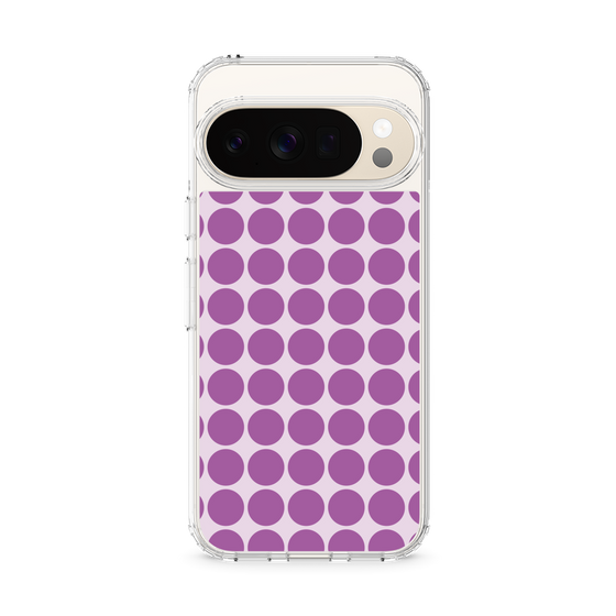 スリムプロテクションケース［ Big Dot - Purple ］