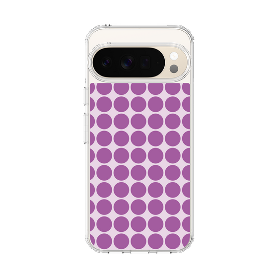 スリムプロテクションケース［ Big Dot - Purple ］