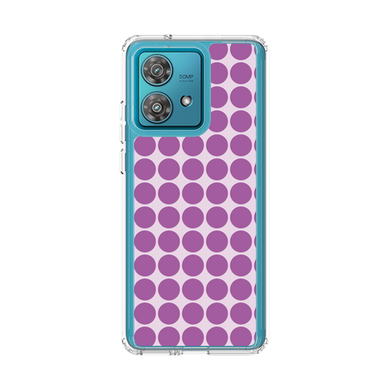 スリムプロテクションケース［ Big Dot - Purple ］