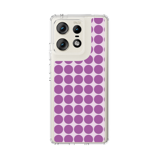 スリムプロテクションケース［ Big Dot - Purple ］