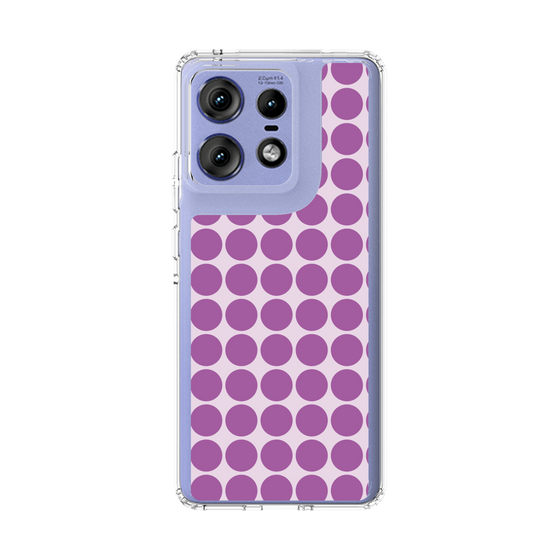 スリムプロテクションケース［ Big Dot - Purple ］