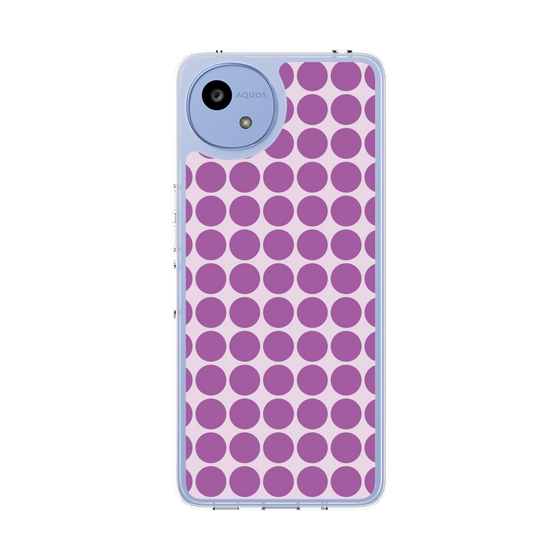スリムプロテクションケース［ Big Dot - Purple ］
