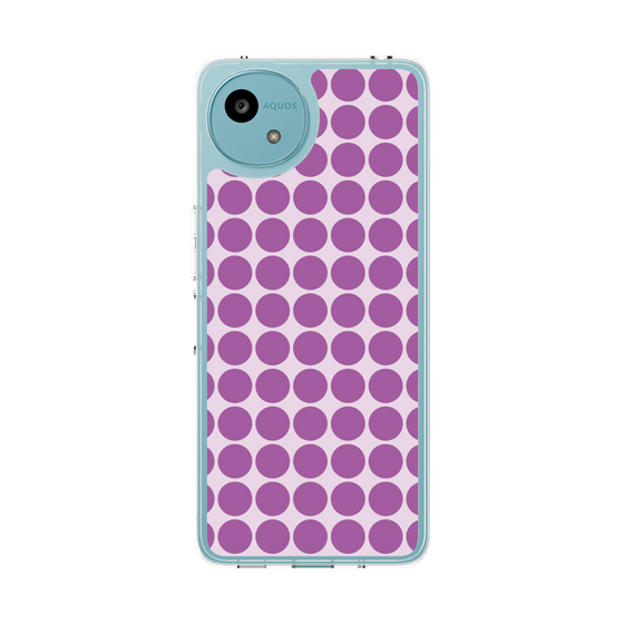 スリムプロテクションケース［ Big Dot - Purple ］
