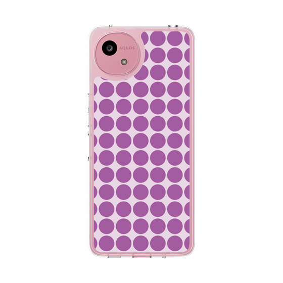 スリムプロテクションケース［ Big Dot - Purple ］