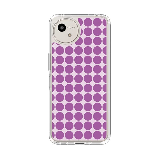 スリムプロテクションケース［ Big Dot - Purple ］