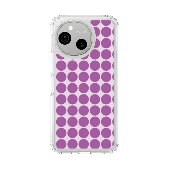 スリムプロテクションケース［ Big Dot - Purple ］