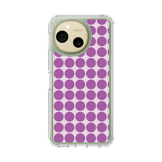 スリムプロテクションケース［ Big Dot - Purple ］
