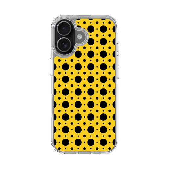 スリムプロテクションケース［ Shower Dot - Yellow ］