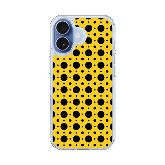 スリムプロテクションケース［ Shower Dot - Yellow ］