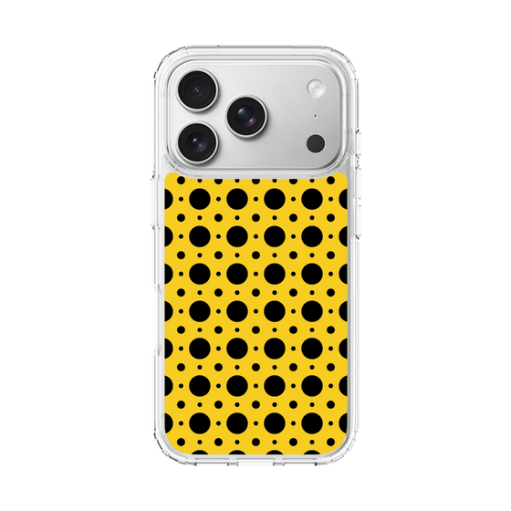 スリムプロテクションケース［ Shower Dot - Yellow ］