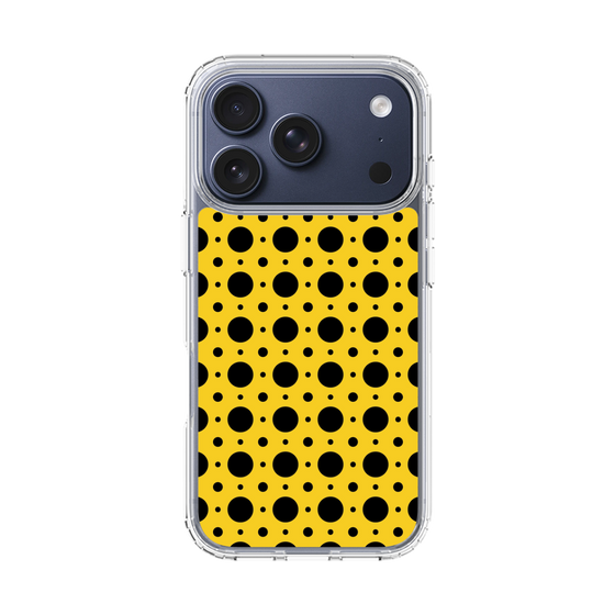 スリムプロテクションケース［ Shower Dot - Yellow ］