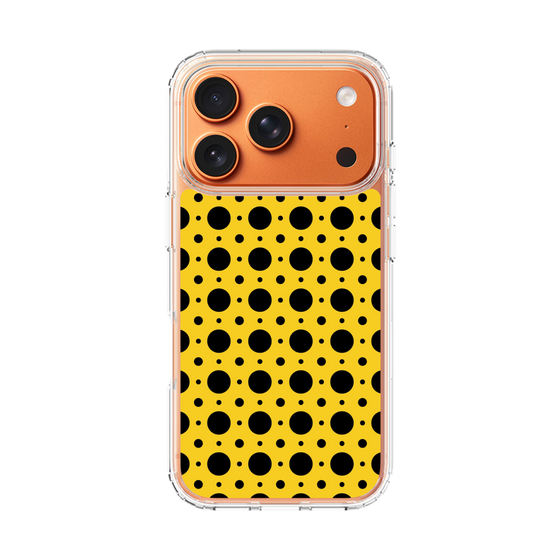スリムプロテクションケース［ Shower Dot - Yellow ］