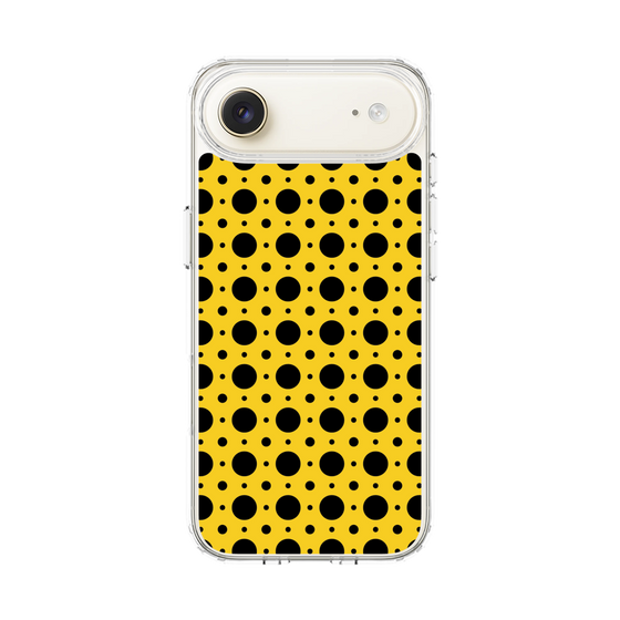 スリムプロテクションケース［ Shower Dot - Yellow ］
