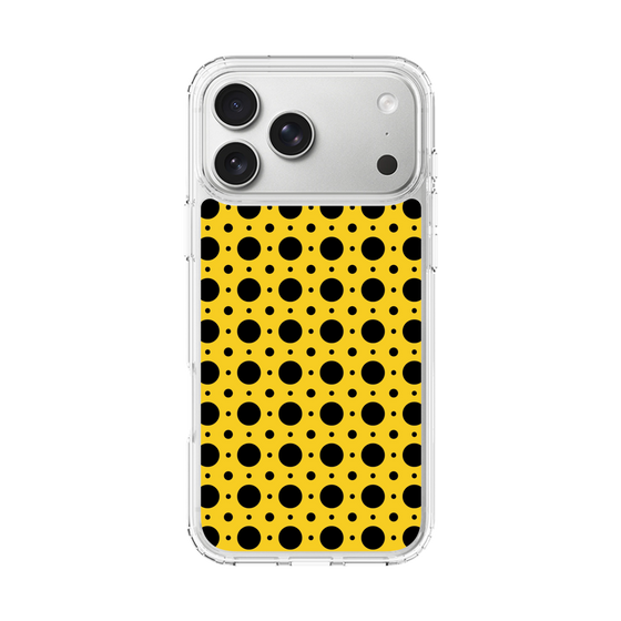 スリムプロテクションケース［ Shower Dot - Yellow ］
