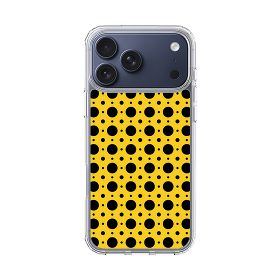 スリムプロテクションケース［ Shower Dot - Yellow ］