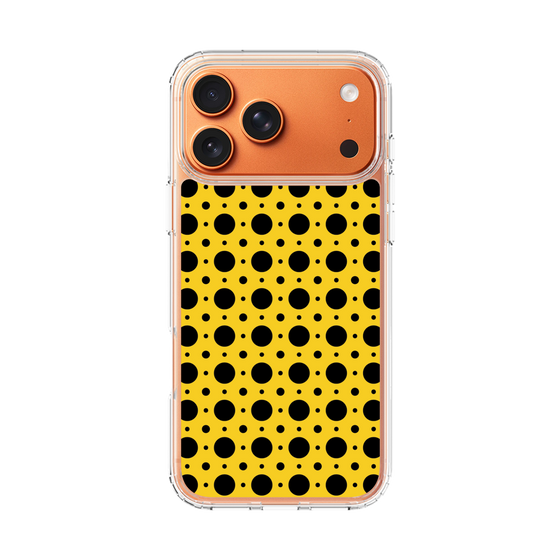 スリムプロテクションケース［ Shower Dot - Yellow ］