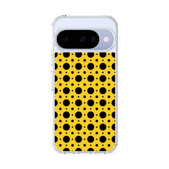 スリムプロテクションケース［ Shower Dot - Yellow ］