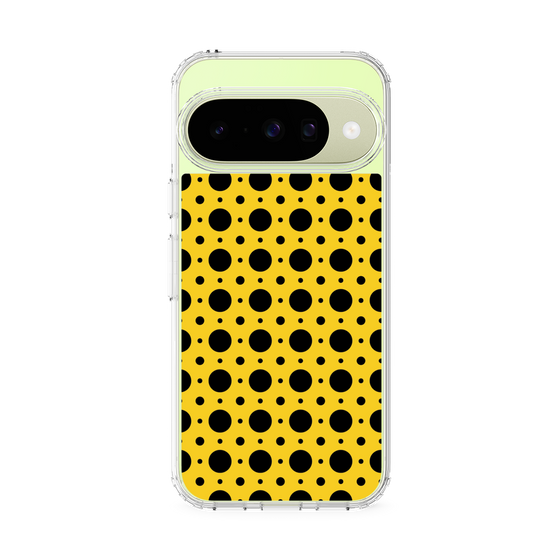 スリムプロテクションケース［ Shower Dot - Yellow ］