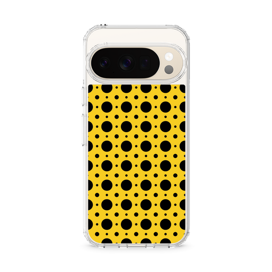 スリムプロテクションケース［ Shower Dot - Yellow ］