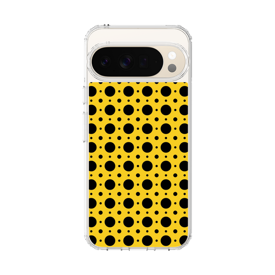 スリムプロテクションケース［ Shower Dot - Yellow ］