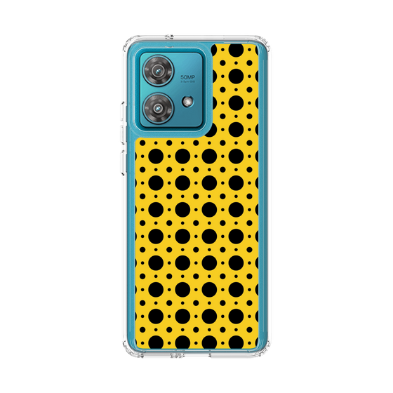 スリムプロテクションケース［ Shower Dot - Yellow ］