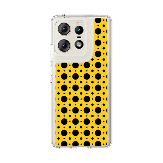 スリムプロテクションケース［ Shower Dot - Yellow ］