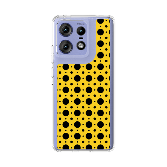 スリムプロテクションケース［ Shower Dot - Yellow ］