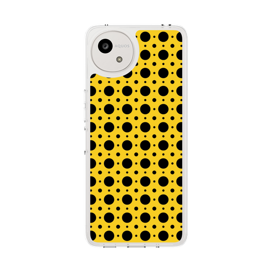 スリムプロテクションケース［ Shower Dot - Yellow ］