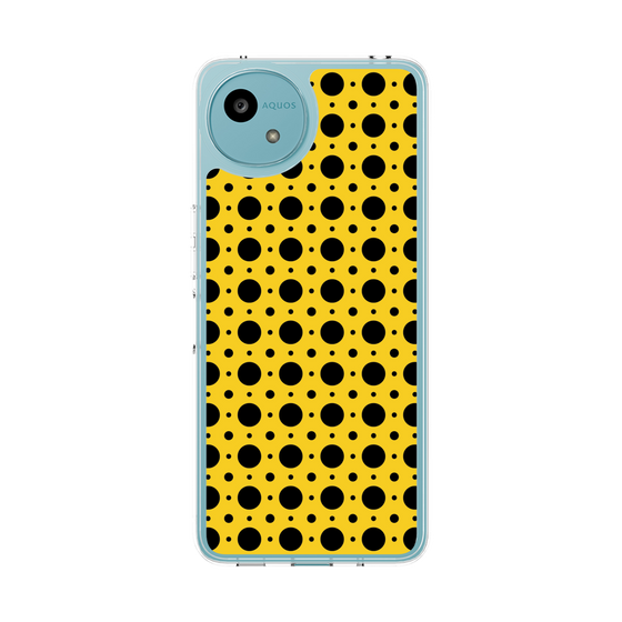 スリムプロテクションケース［ Shower Dot - Yellow ］