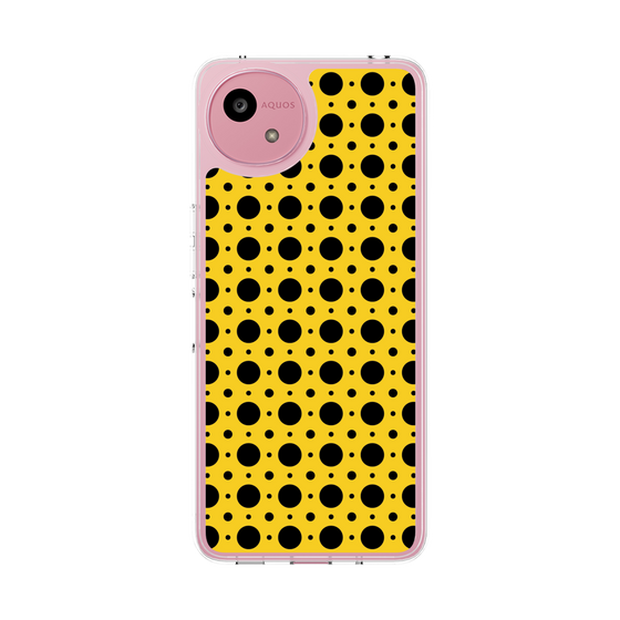 スリムプロテクションケース［ Shower Dot - Yellow ］