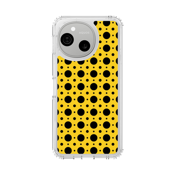 スリムプロテクションケース［ Shower Dot - Yellow ］