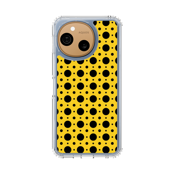 スリムプロテクションケース［ Shower Dot - Yellow ］