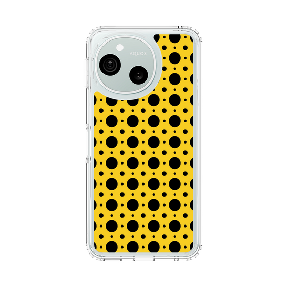 スリムプロテクションケース［ Shower Dot - Yellow ］
