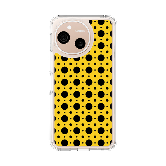 スリムプロテクションケース［ Shower Dot - Yellow ］