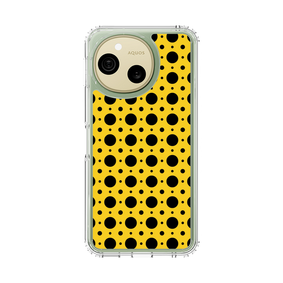 スリムプロテクションケース［ Shower Dot - Yellow ］